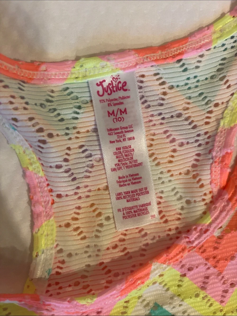 Justice two piece